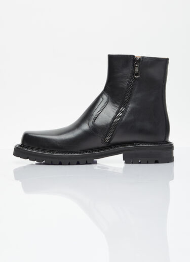 Dries Van Noten Leather Chelsea Boots Black dvn0154029