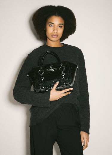 Vivienne Westwood Betty 中号手提包 黑色 vvw0259008
