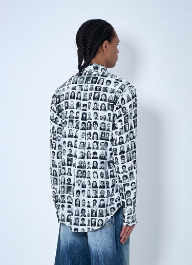 Martine Rose Printed Shirt White mtr0159012