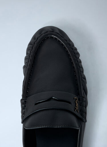 Logo Hardware Loafers Saint Laurent Logo Hardware Loafers Brown sla0262027
