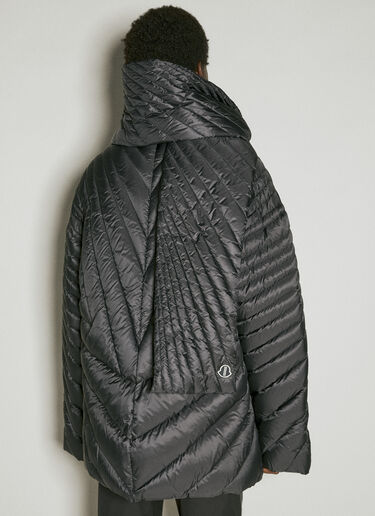 Moncler + Rick Owens Radiance Down Scarf Black mcs0355016