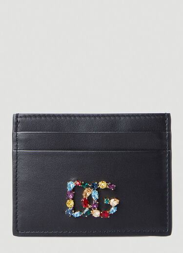 Crystal Plaque Card Holder Dolce & Gabbana Crystal Plaque Card Holder Black dol0247126