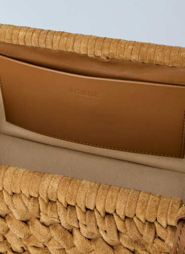 Jacquemus The Large Salon Clutch Bag Camel jac0264046