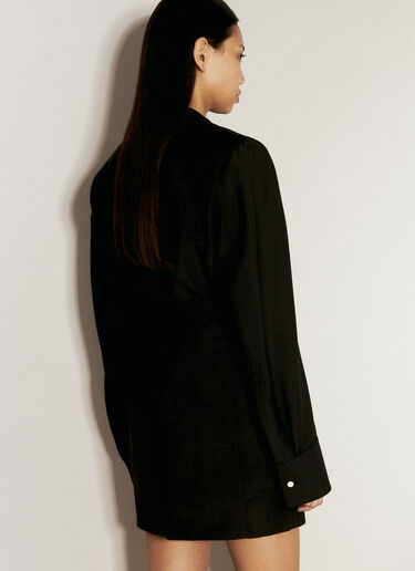 Prada 轻便马海毛单排扣夹克  黑色 pra0256050