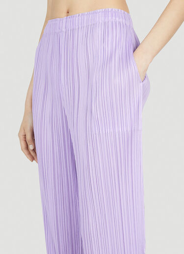 Pleats Please Issey Miyake 褶裥长裤 丁香紫 plp0252013