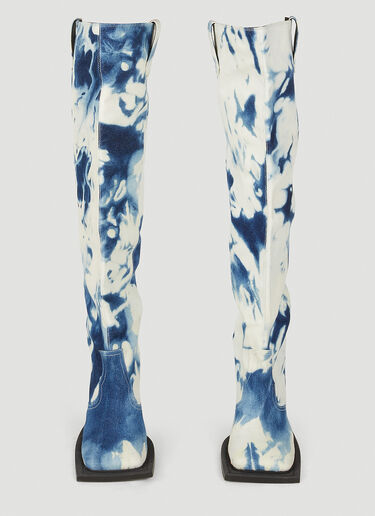 Howling High Heel Boots Ninamounah Howling High Heel Boots Blue nmo0248017