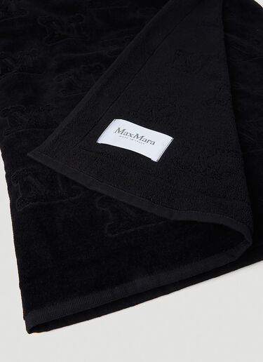 Max Mara Monogram Towel Black max0248030