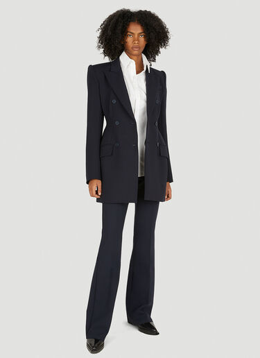 Sportmax Flared Suiting Pants Navy spx0250023