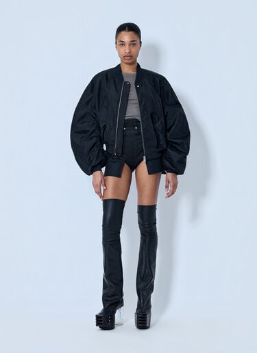 Rick Owens Oversized Bomber Jacket Black ric0264013
