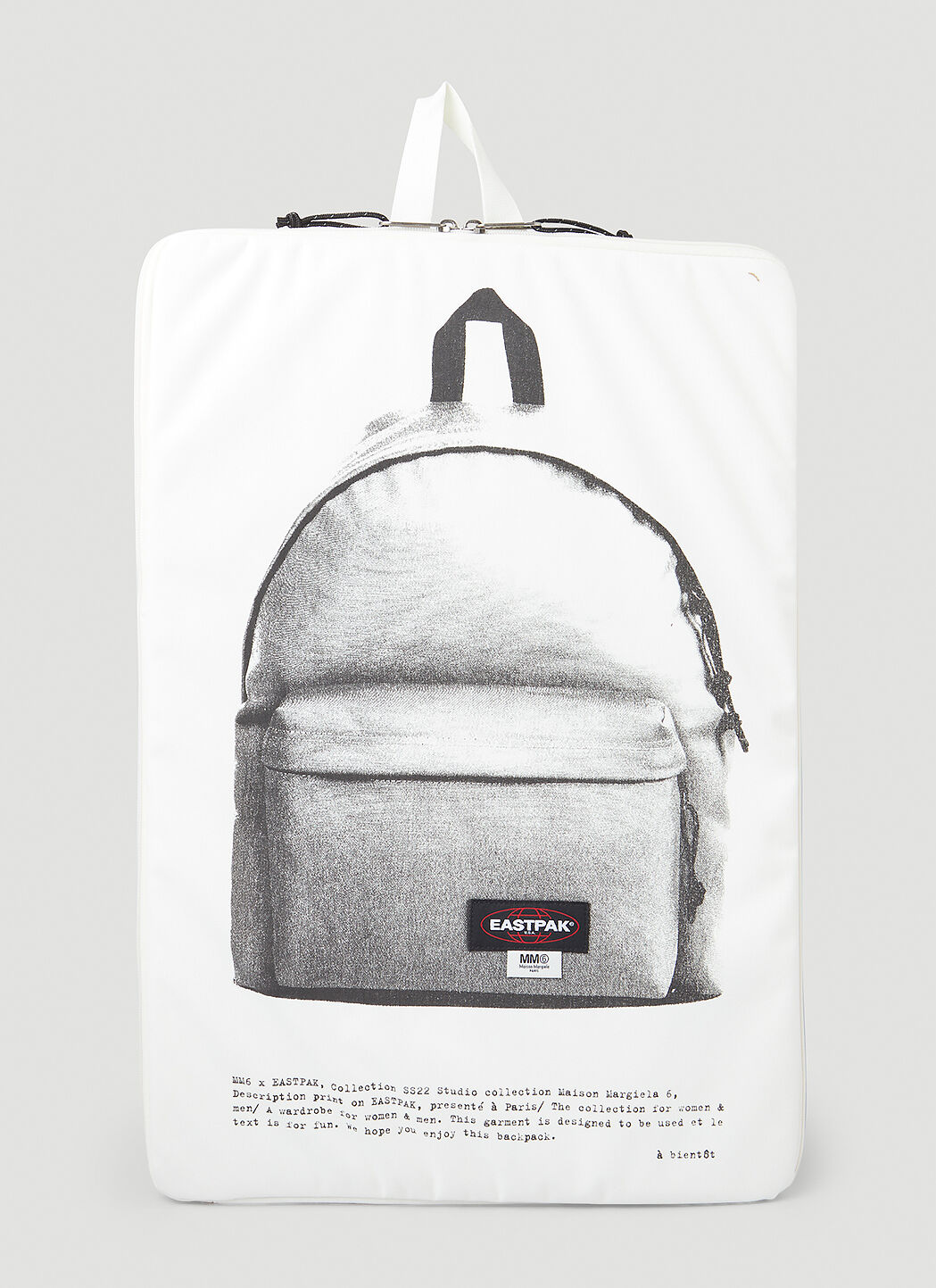 MM6 Maison Margiela x Eastpak Poster Backpack in White LN CC