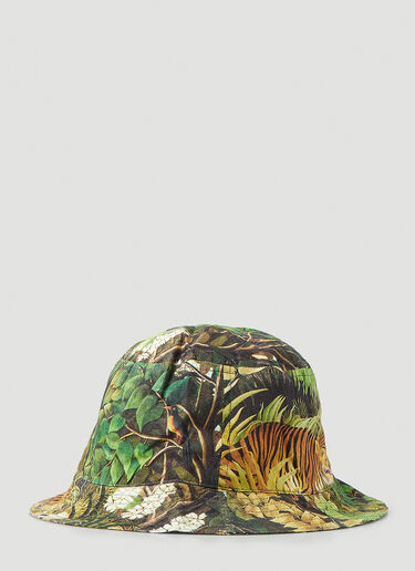Endless Joy Jungle Motif Bucket Hat Green enj0148011