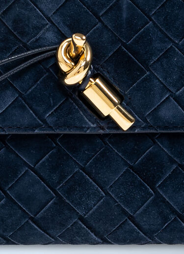 Bottega Veneta Andiamo Clutch Bag Blue bov0262047