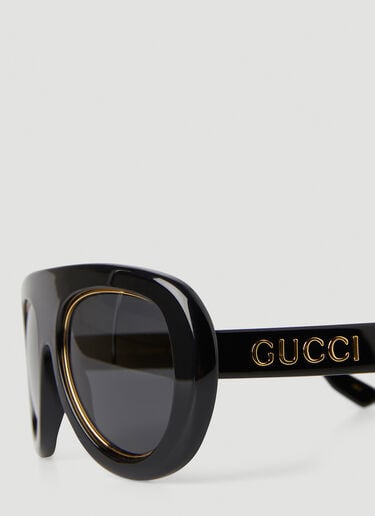 Gucci Navigator Frame Sunglasses Black guc0148012