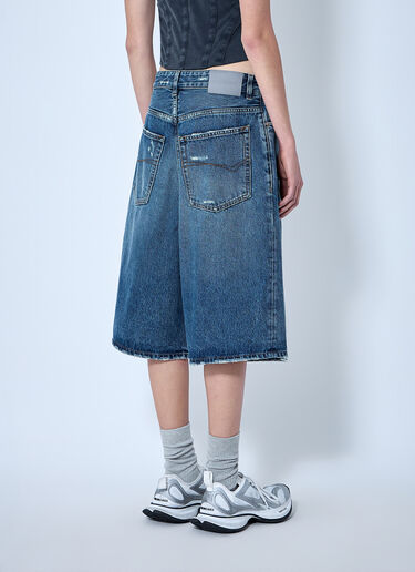 Balenciaga Folded Shorts Blue bal0264009