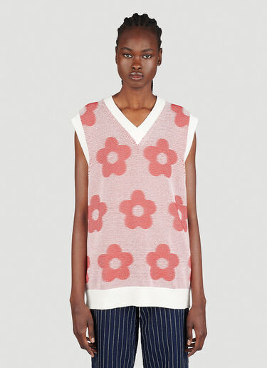 Kenzo Flower Spot Vest Pink knz0354001