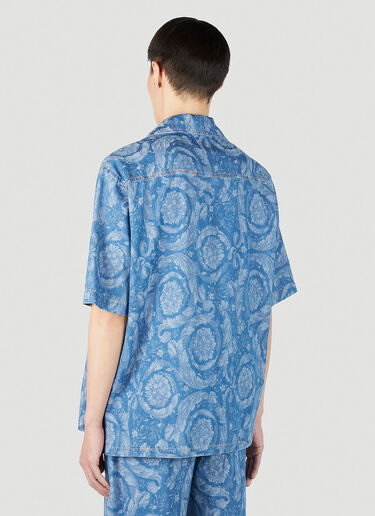 Versace Barocco Denim Shirt Light Blue ver0151019