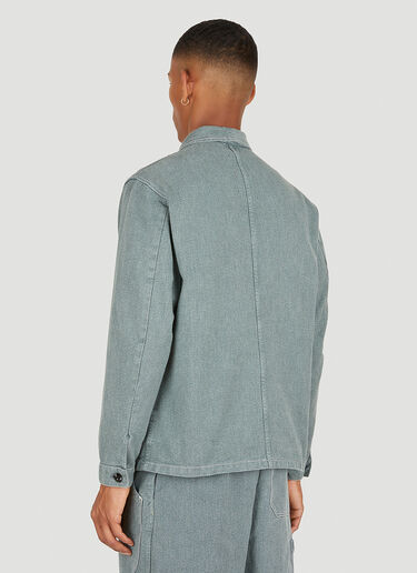 OAMC RE-WORK Swiss Army Shirt Blue omr0150002