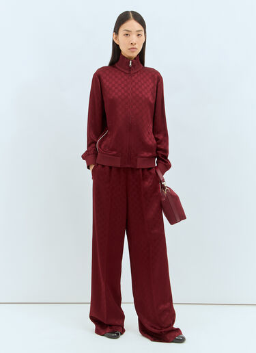 GG Jacquard Zip-Up Jacket Gucci GG Jacquard Zip-Up Jacket Red guc0257035