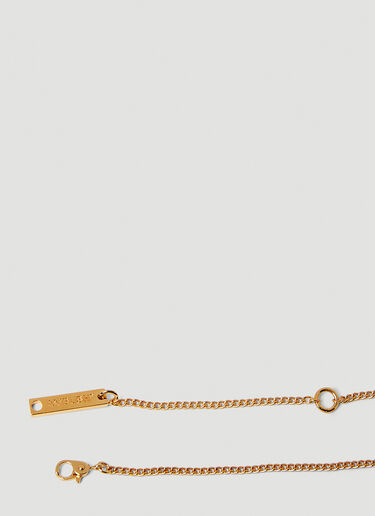 Ambush Logo Nameplate Necklace Gold amb0250032