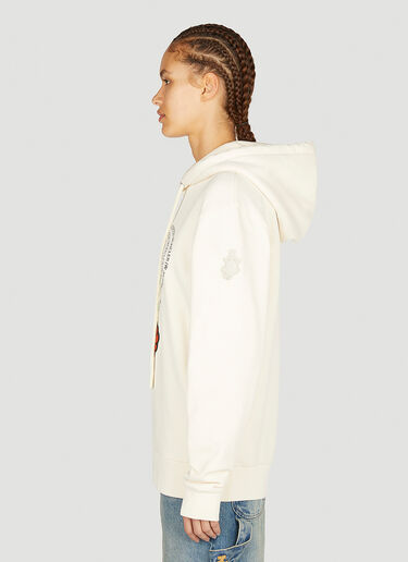 1 Moncler JW Anderson 图案印花连帽运动衫 乳白色 mjw0352002