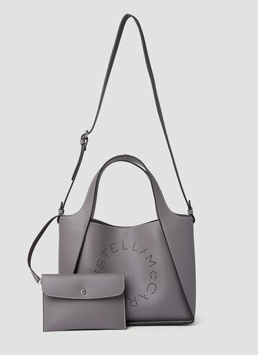 Stella McCartney Circle Logo Tote Bag Grey stm0251033