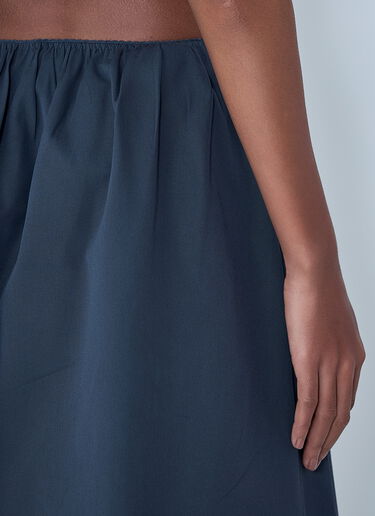 Miu Miu Elasticated Waist A-Line Skirt Grey miu0264006