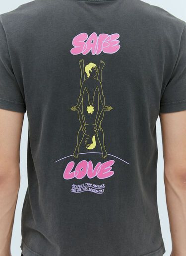 Carne Bollente Safe Love T-Shirt Black cbn0354008
