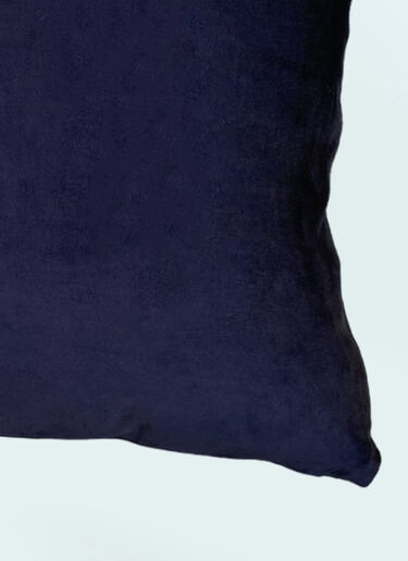 Les-Ottomans Palms Velvet Cushion Black wps0691639