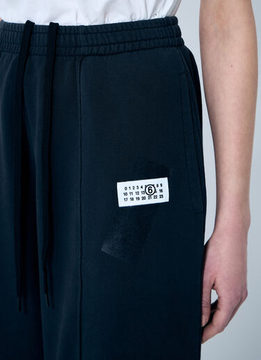 MM6 Maison Margiela Logo Patch Track Pants Black mmm0259010