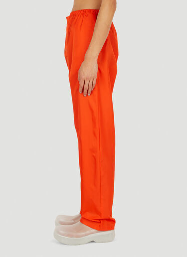 Prada Re-Nylon 파자마 트랙 팬츠 오렌지 pra0150006