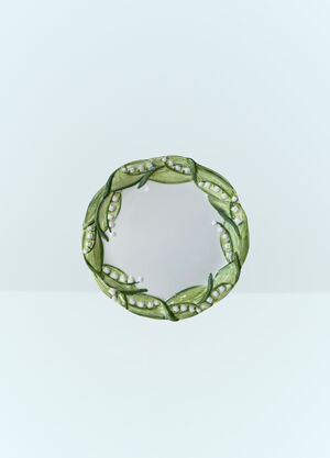 Les-Ottomans Lily Of The Valley Dessert Plate White wps0691391