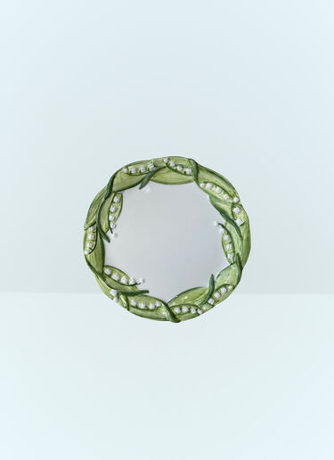 Les-Ottomans Lily Of The Valley Dessert Plate Multicolour wps0691378