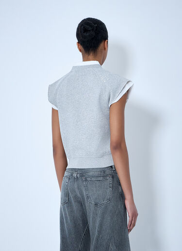 Acne Studios Sleeveless Logo Sweatshirt Grey acn0264038