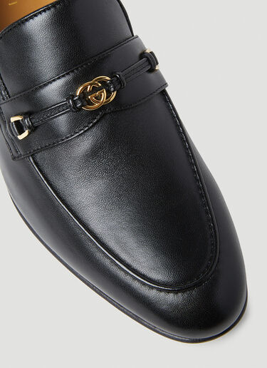 Gucci Interlocking G Horsebit Loafers Black guc0253095