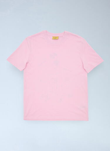 Toy Tonics Logo Motif T-Shirt Pink toy0363001