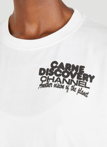 Carne Bollente Carne Discovery Channel T-Shirt White cbn0350005