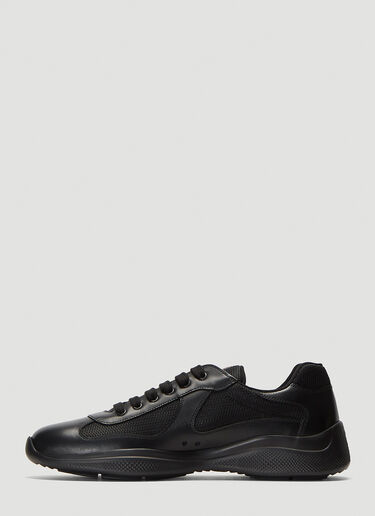 Prada America’s Cup Lace-Up Sneakers Black pra0139023