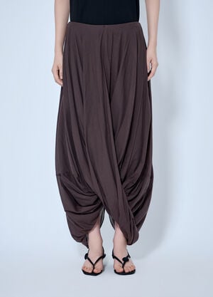 Toteme Cocoon Skirt Brown tot0265016