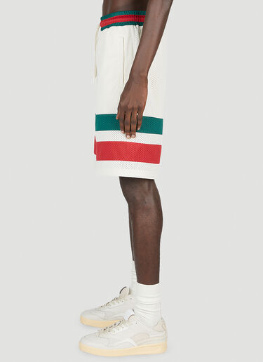 Gucci Basketball Track Shorts Ivory guc0153003