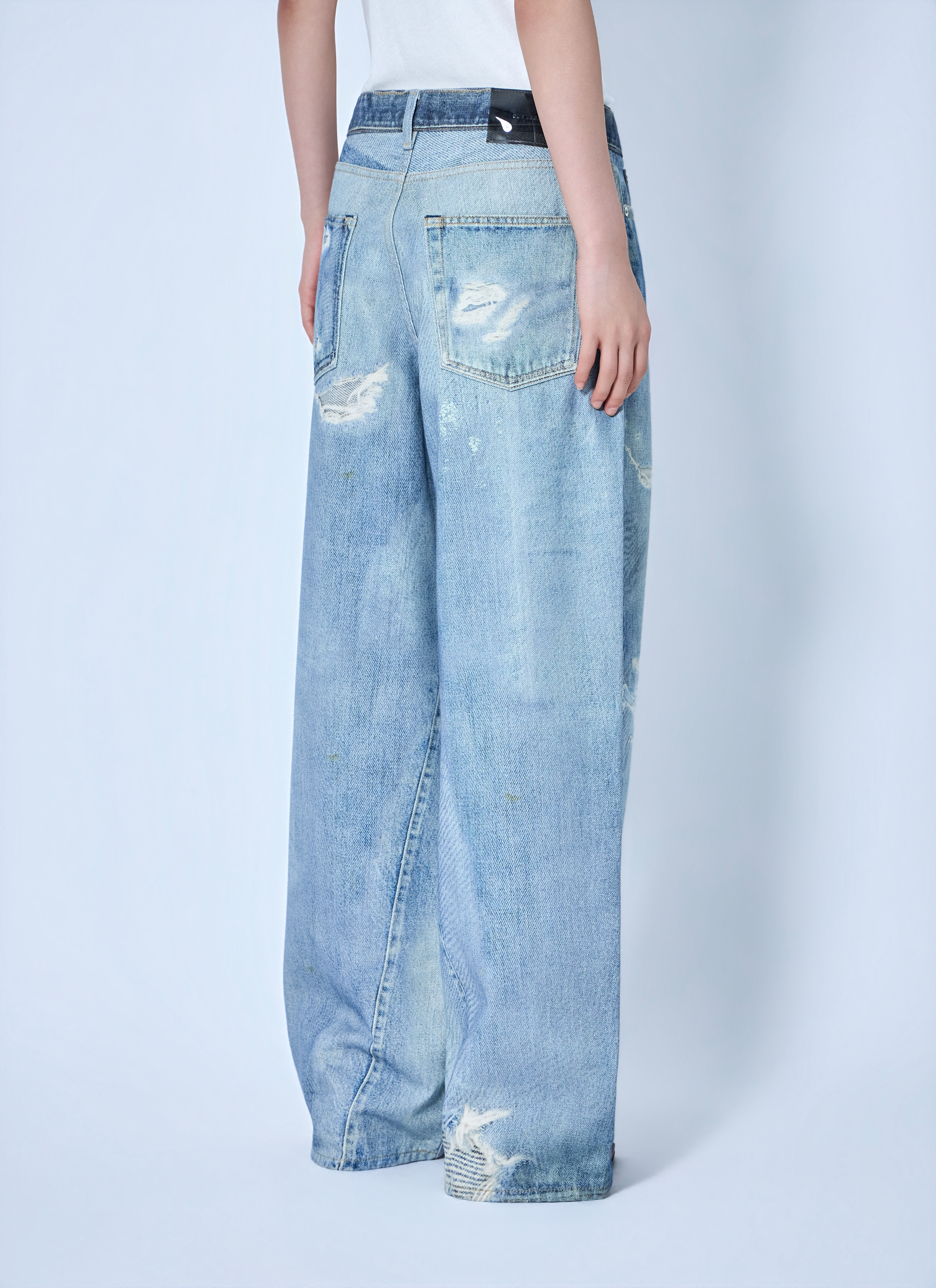 Our Legacy FullCut Digital Print サイズ32 Our Legacy Women's' Full Cut Digital Print Jeans in Blue | LN-CC®