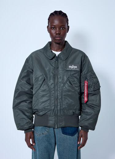 LN-CC® - Alpha Industries: CWU 45 Heritage Bomber Jacket - Grey Alpha Industries CWU 45 Heritage Bomber Jacket Grey alp0366003