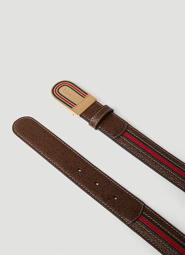 Gucci Interlocking G Belt Brown guc0151099