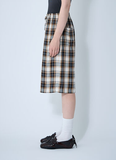 Acne Studios Check Shorts Beige acn0361003