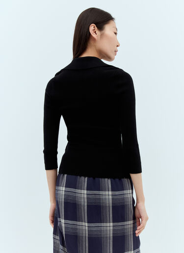 Vivienne Westwood Marina Polo 衫 黑色 vvw0257032