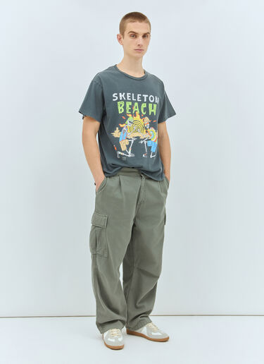 Gallery Dept. スケルトン ビーチTシャツ グレー gdp0158027