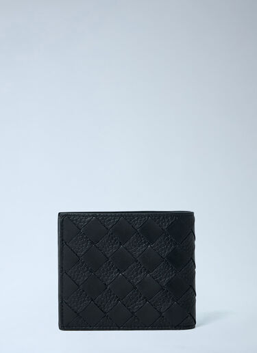 Intrecciato Bi-Fold Wallet Bottega Veneta Intrecciato Bi-Fold Wallet Black bov0163008