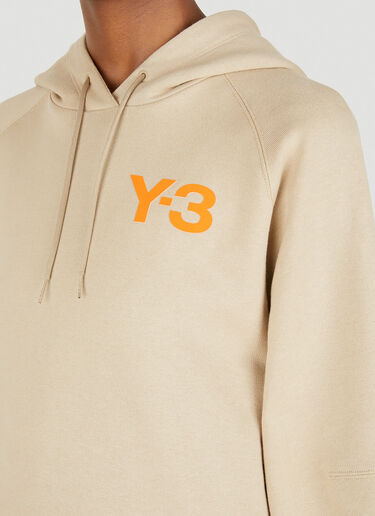 Y-3 Logo Hooded Sweatshirt Khaki yyy0249015