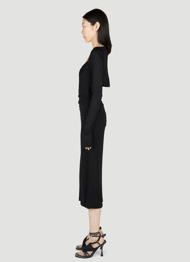 Helmut Lang Scala Dress Black hlm0252004