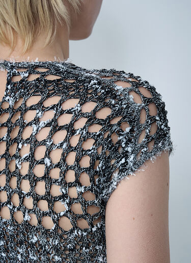 Acne Studios Crochet Top Black acn0261001