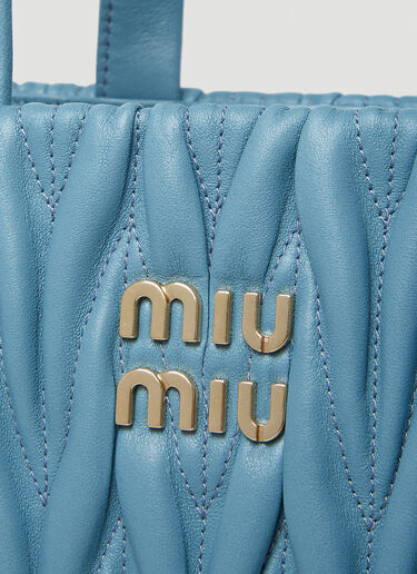 Miu Miu Matelassé Handbag Blue miu0254058